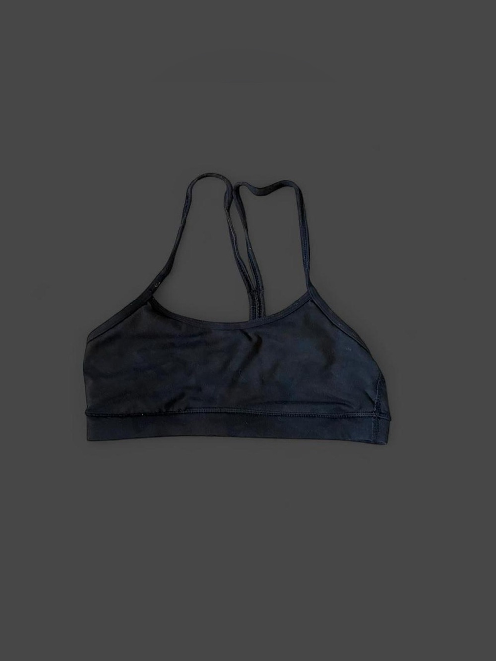 Black Lululemon sports bra #activewear #yoga #fitness